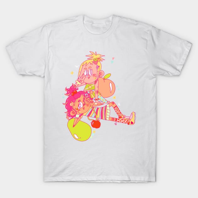 Fruits and Peace! T-Shirt by Ebony Sanders